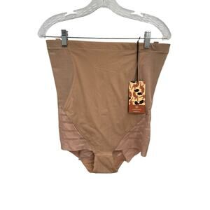 NWT Honeylove Queen Brief Shapewear Sculpt Sand Nude Compression Bottoms Size 2X
